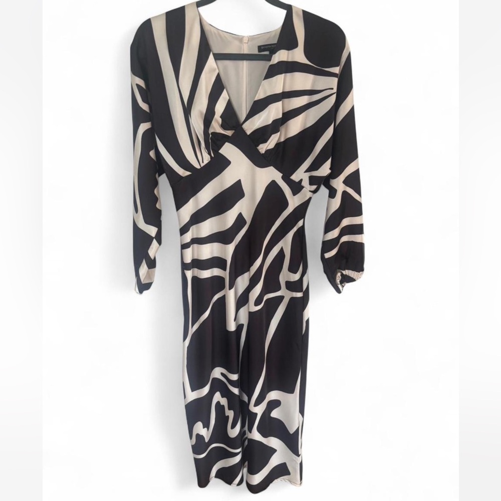 Banana Republic Silky Print Midi Dress